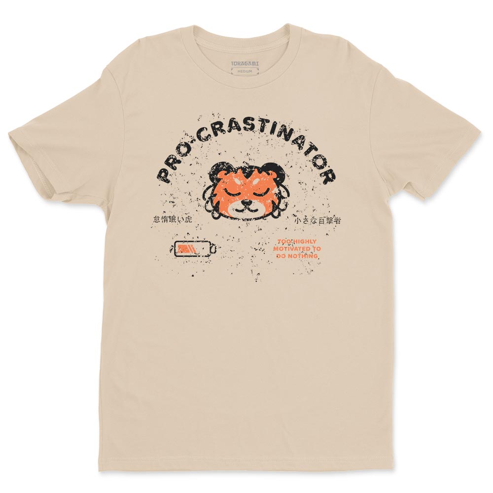 'Pro-Crastinator' TEE (Cream)